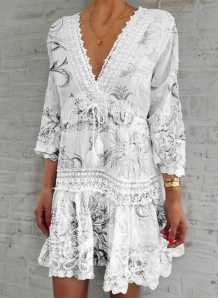 Women’s Floral Lace Dress | Mini