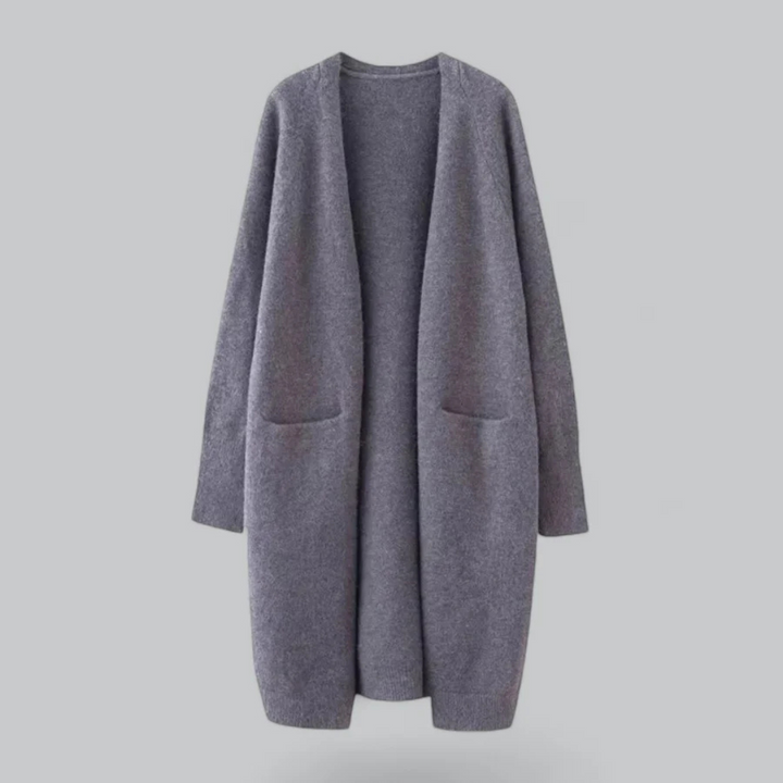 Women’s Long Knit Cardigan | Open Front