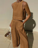 Women’s Sleeveless Two-Piece Set | Wide Leg