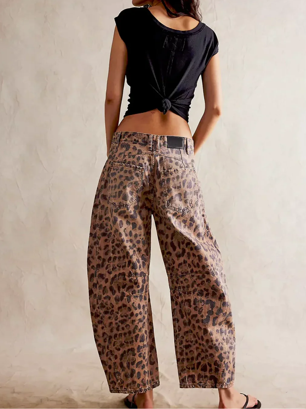 Women’s Leopard Print Pants | Wide Leg