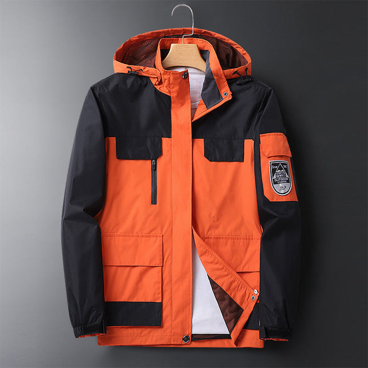 Men’s Outdoor Rain Jacket | Hooded