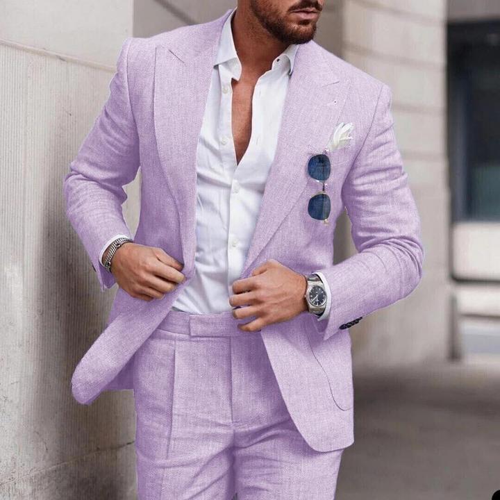 Stanley - Lightweight Linen Suit for Weddings
