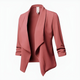 Women’s Cropped Open Front Blazer | Long Sleeve