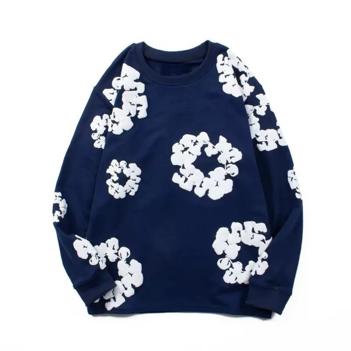 Unisex Floral Graphic Sweater | Casual