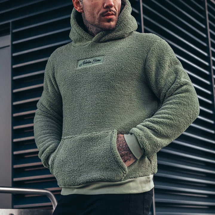 Damien - Men's Cozy Wool Winter Hoodie