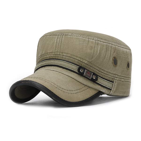Kamari - Men's Classic Leather Brimmed Vintage Headwear