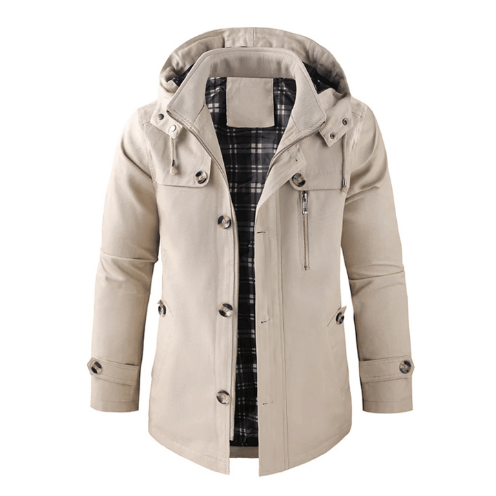 Antonio - Men's Insulated Waterproof Winter Jacket with Hood