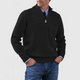 Men’s Quarter Zip Knit Jumper | Stand Collar