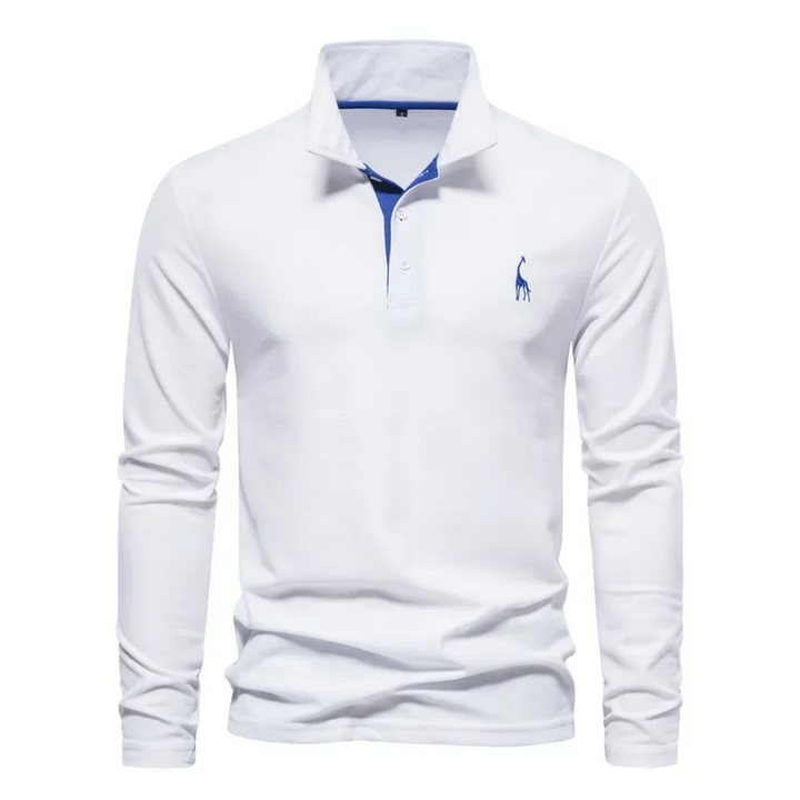 Men’s Tapered Polo Shirt | Long Sleeve