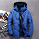 Men’s Puffer Jacket | Hooded Parka with Zipper Pockets