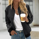 Women’s Zip-Up Bomber Jacket | Casual