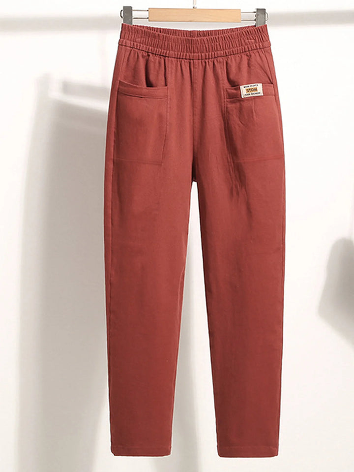 Women’s Casual Tapered Pants | High Waist