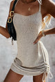 Women’s Summer Drawstring Mini Dress | Sleeveless