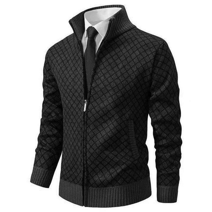 Brandon - Men's Wool Vest With Zippered Side Pockets