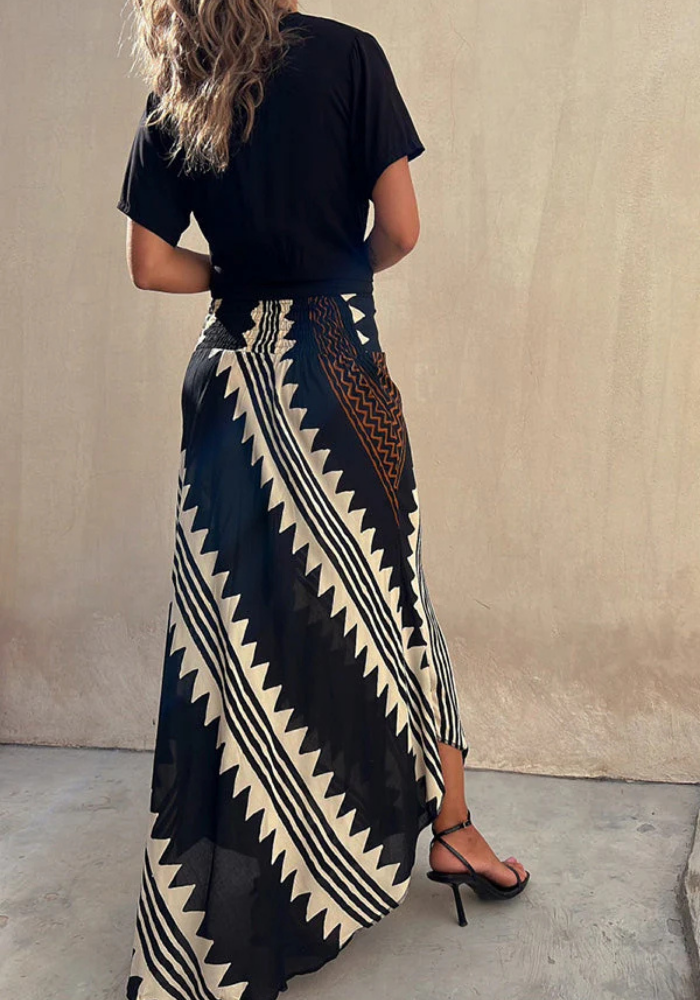 Dalia | Women’s Casual Maxi Skirt | Elastic Waist