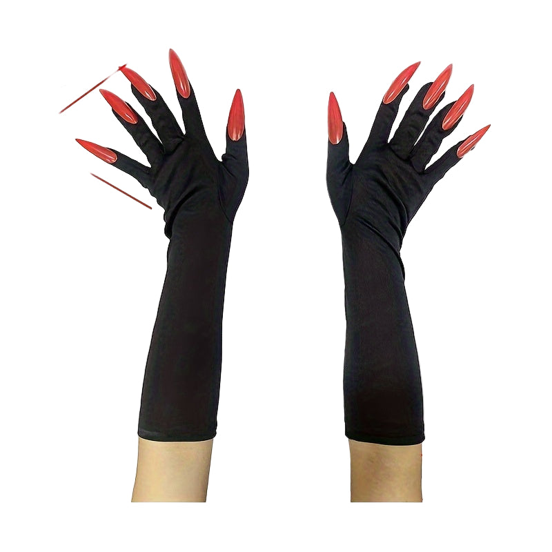 Women’s Halloween Witch Costume Gloves | Claw