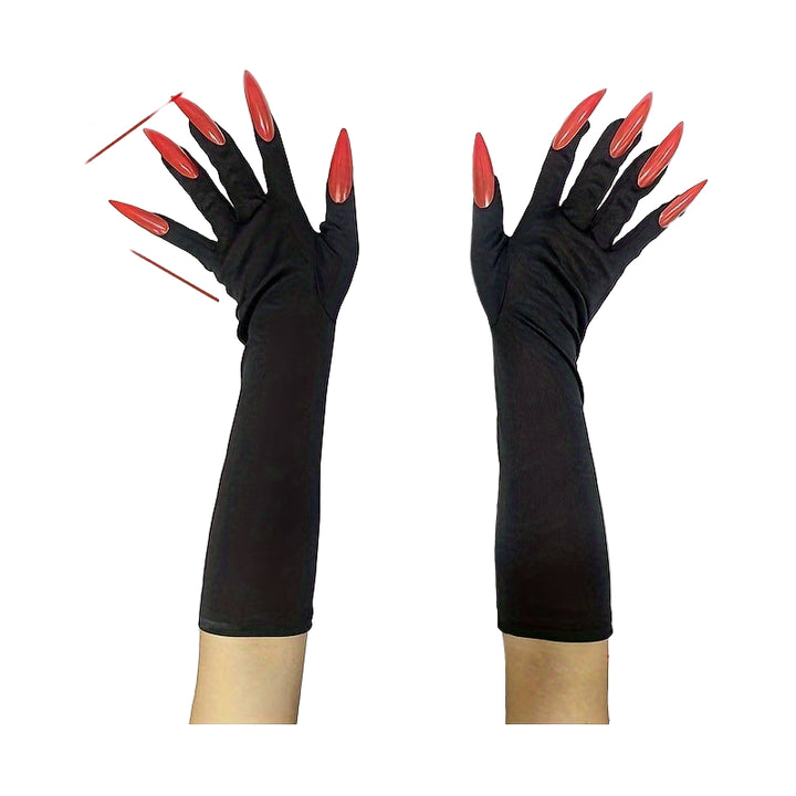 Women’s Halloween Witch Costume Gloves | Claw