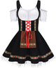 Women’s Oktoberfest Costume | Plus Size Puff Sleeve Mini Dress