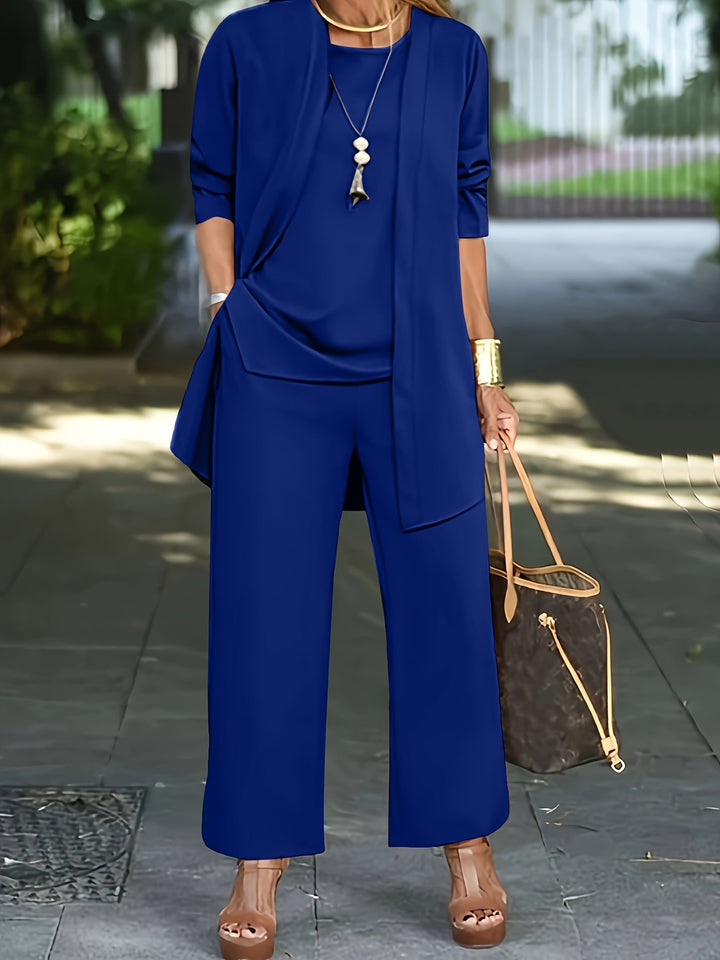 Women’s Elegant Three Piece Set | Wide Leg