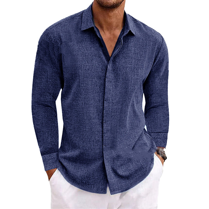 Axel - Casual loose long sleeve shirt