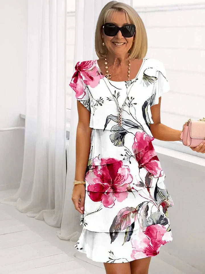 Women's Ruffled Dress | Midi