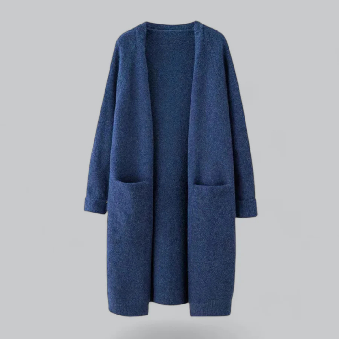 Women’s Long Knit Cardigan | Open Front