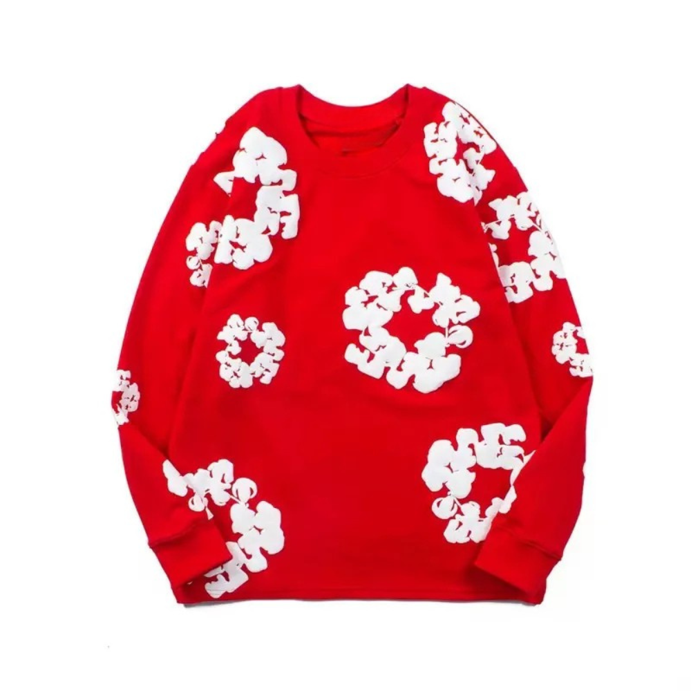 Unisex Floral Graphic Sweater | Casual