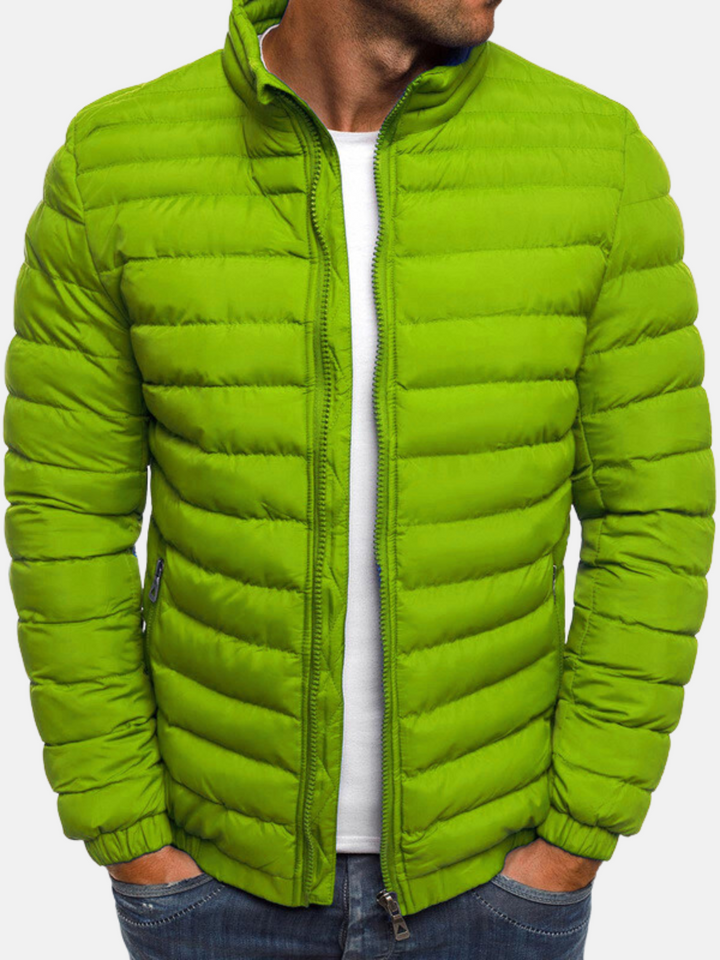 Men’s Puffer Zip-Up Jacket | Casual