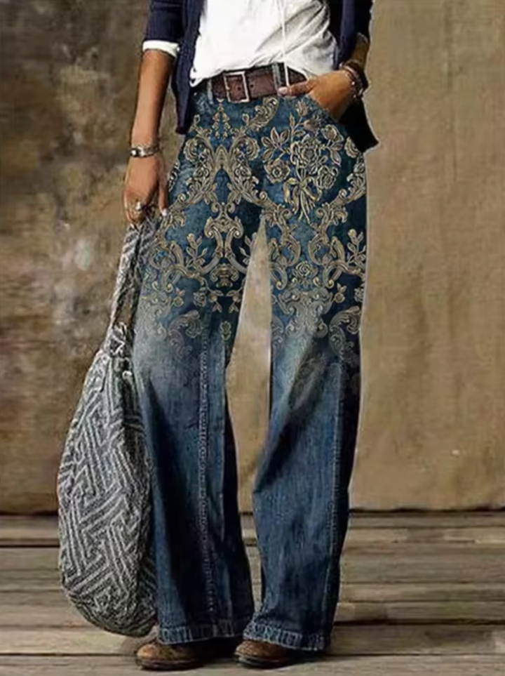 Women’s Wide Leg Trousers | Printed