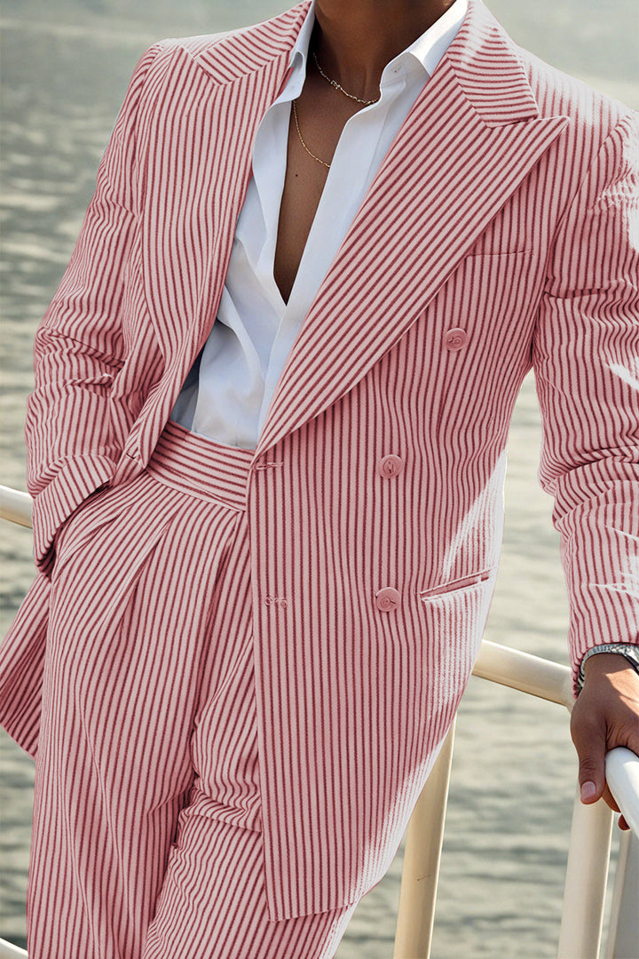 Men’s Striped Suit Set | Formal