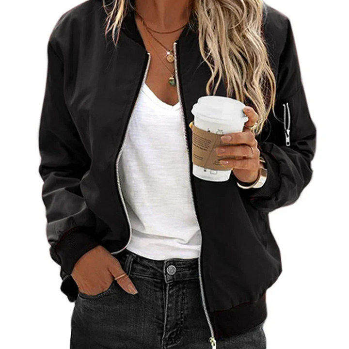 Women’s Bomber Jacket | Zip-Up