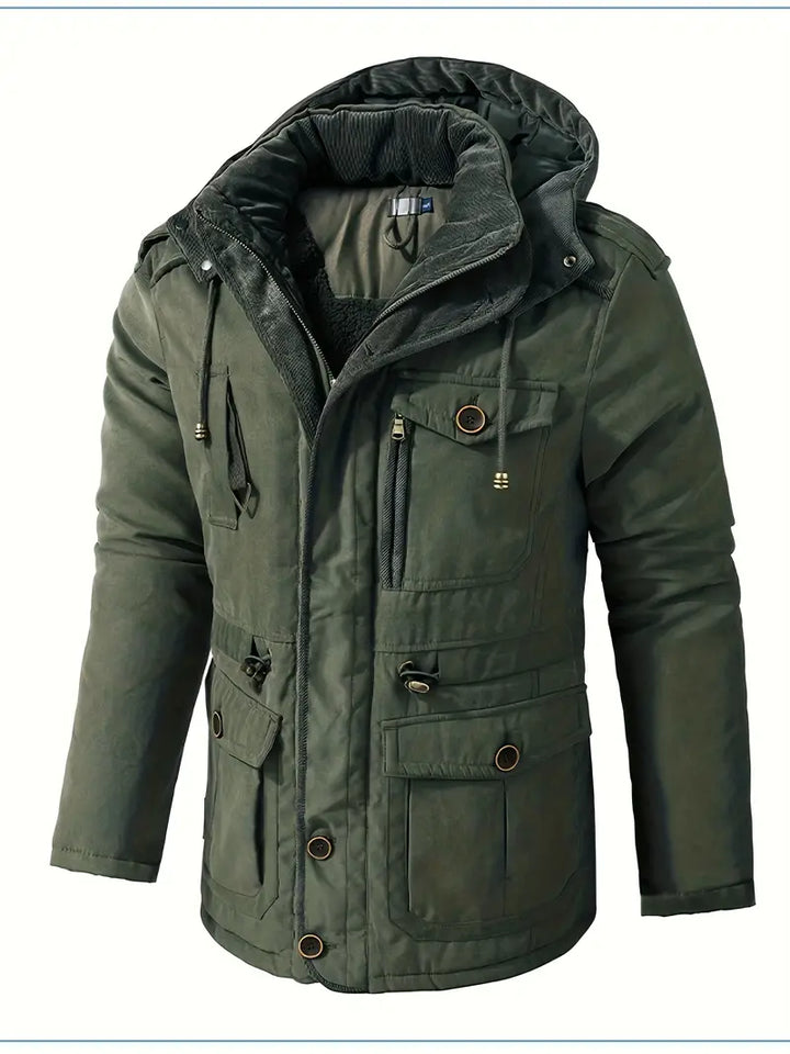 Theodore - Men's Insulated Waterproof Winter Coat with Fleece Interior