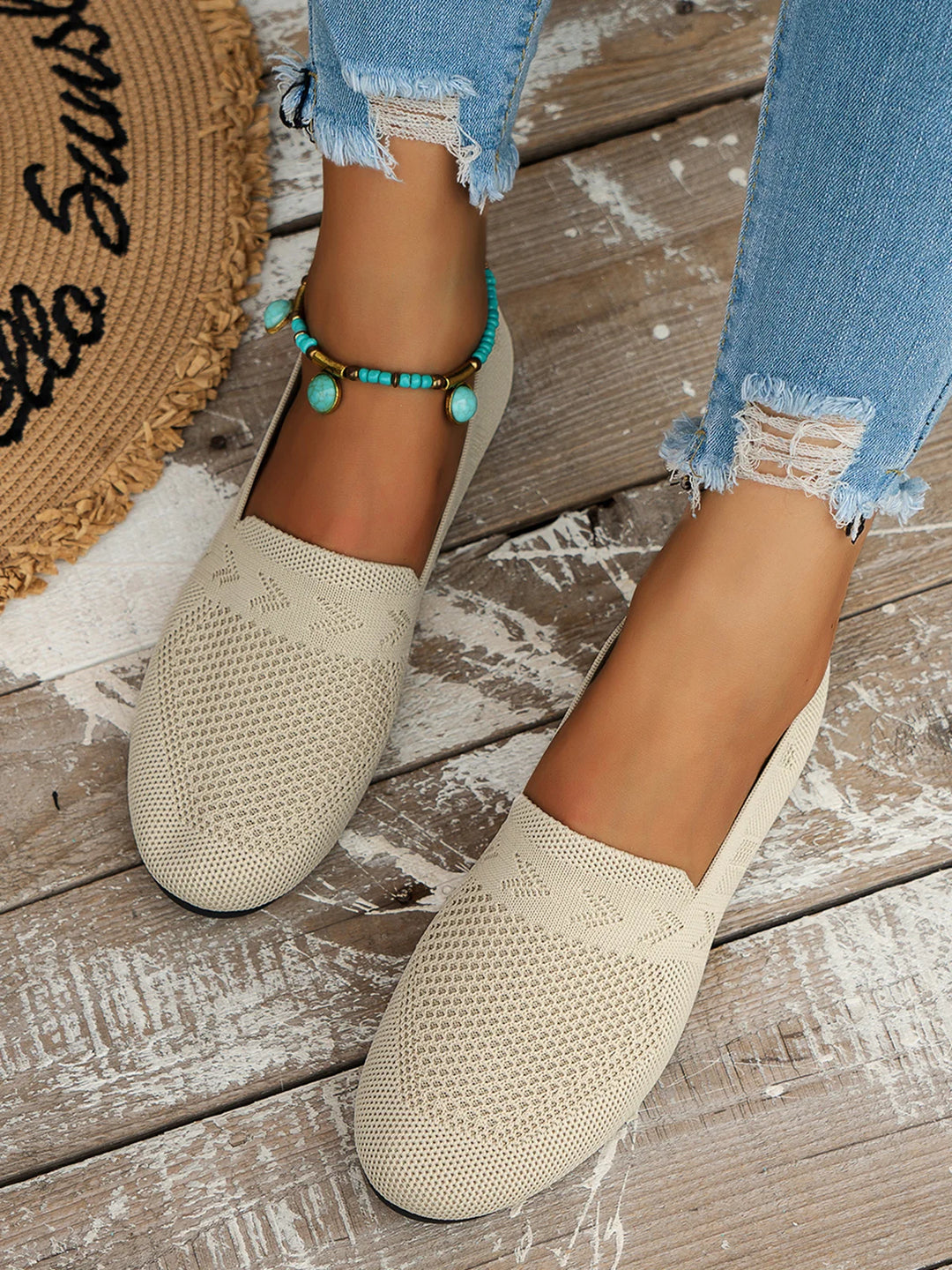 Women’s Orthopaedic Knit Slip-On Loafers | Lightweight