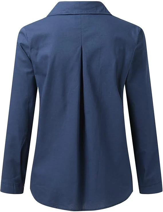 Women’s Button Front Long Sleeve Shirt | Casual