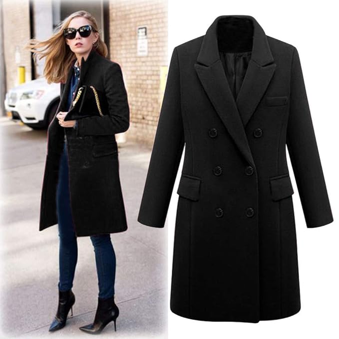 Women’s Winter Trench Coat | Double-Breasted