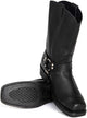 Men’s Mid-Calf Harness Boots | Square Toe