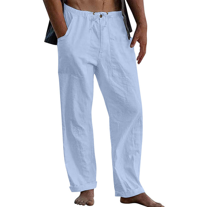 Ryder - Men's Casual Solid Color Cotton Linen Pants
