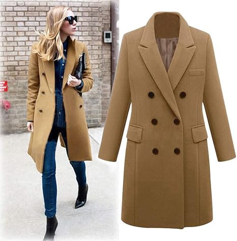 Women’s Winter Trench Coat | Double-Breasted