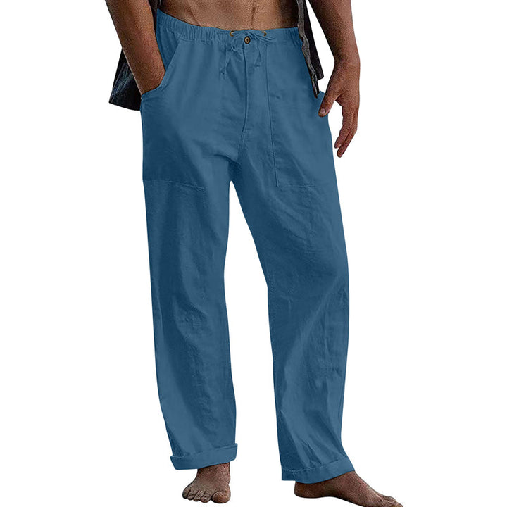 Ryder - Men's Casual Solid Color Cotton Linen Pants