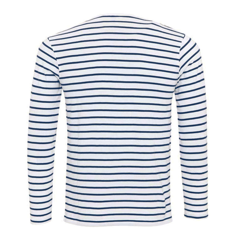 Finn - Striped long sleeve collar t-shirt