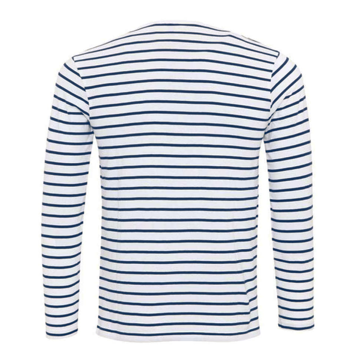 Finn - Striped long sleeve collar t-shirt