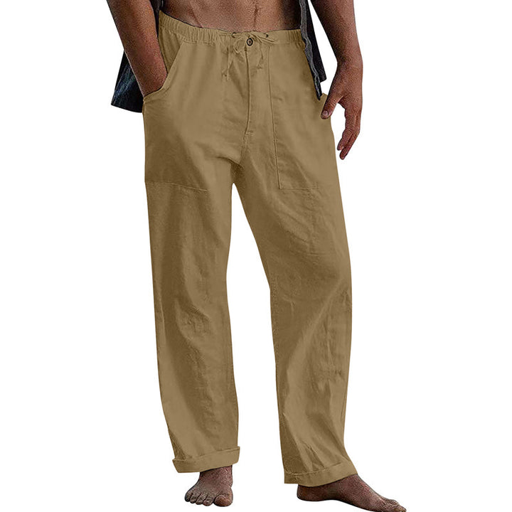 Ryder - Men's Casual Solid Color Cotton Linen Pants