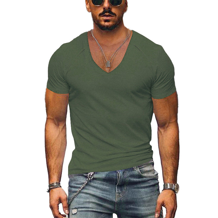 Weston - V Neck Solid T-Shirt