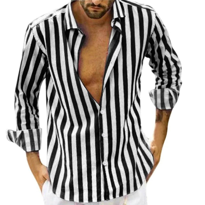 Greyson - Striped Long Sleeve Shirt