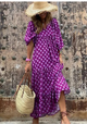 Women’s Summer Puff Sleeve Dress | Midi