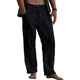 Theo - Casual solid cotton linen pants