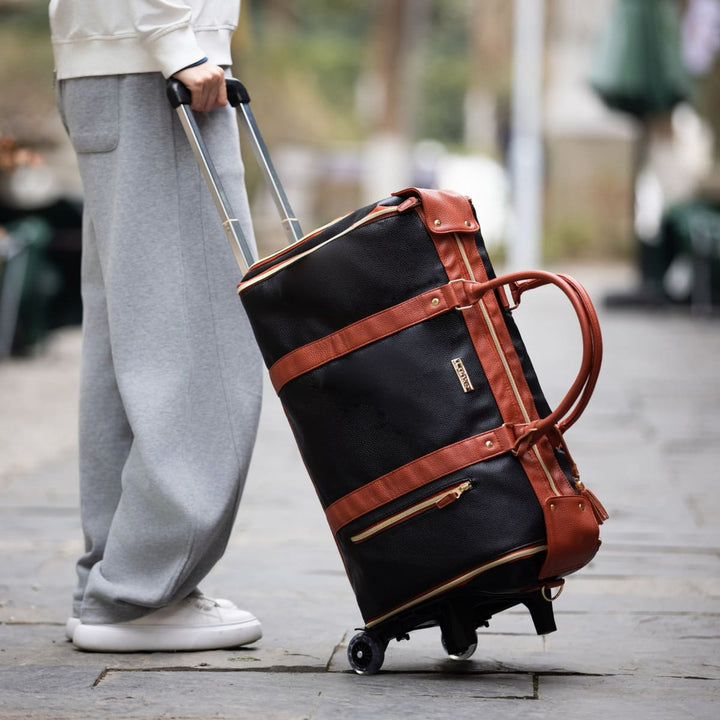 Carry-On Travel Bag with Optional Wheels | Wrinkle-Free & Water-Resistant