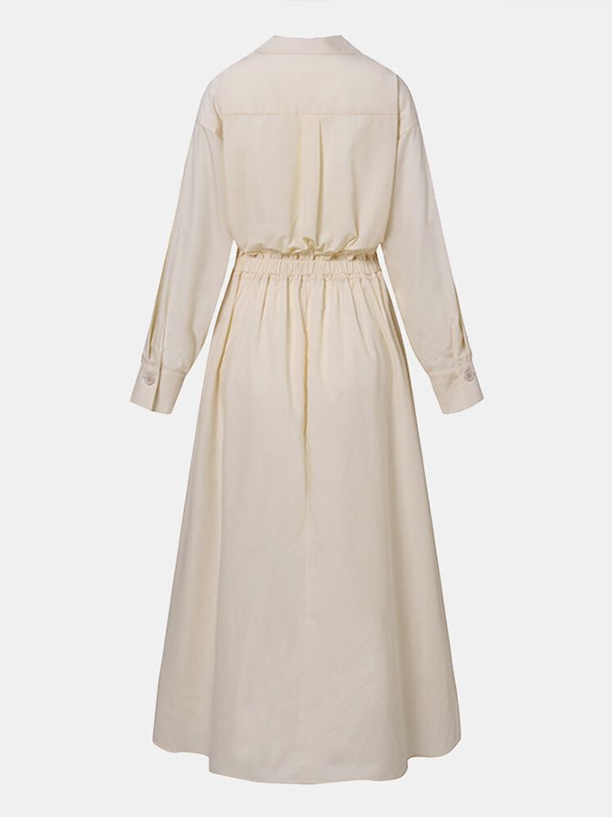 Women’s Elegant Shirt Dress | Maxi