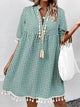 Women’s Printed Tassel Dress | Loose Fit
