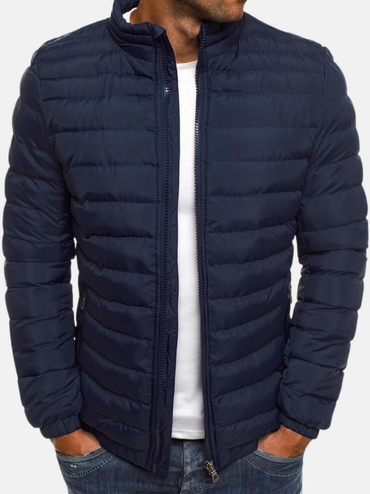 Men’s Puffer Zip-Up Jacket | Casual